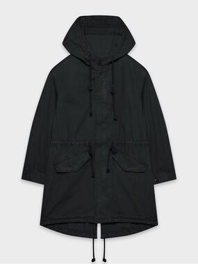 Aritzia Black Hooded Parka Jacket